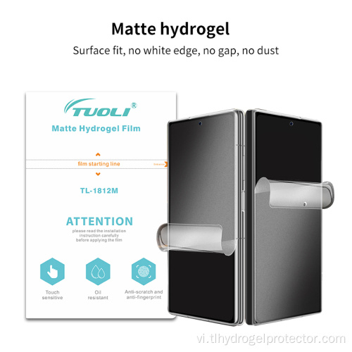 TPU Hydrogel Matte Film cho bìa điện thoại